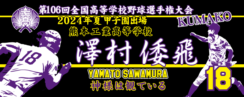 甲子園タオル 甲子園デザイン 黒 紫