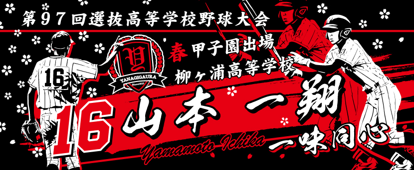 甲子園タオル 甲子園デザイン 黒 赤