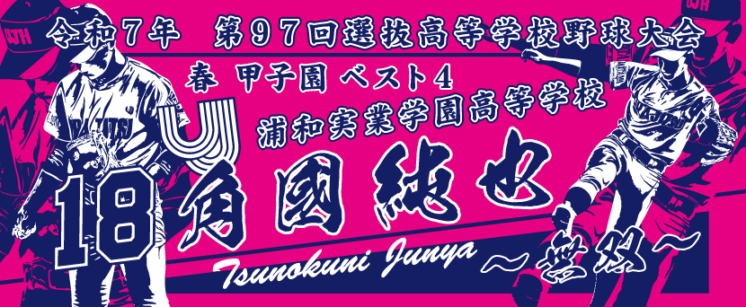 甲子園タオル 甲子園デザイン ピンク 紺
