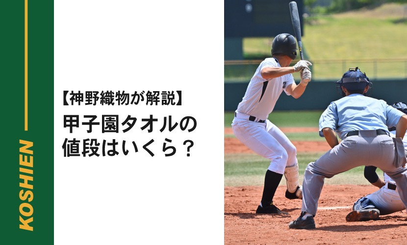 甲子園タオルの値段はいくら？神野織物が解説